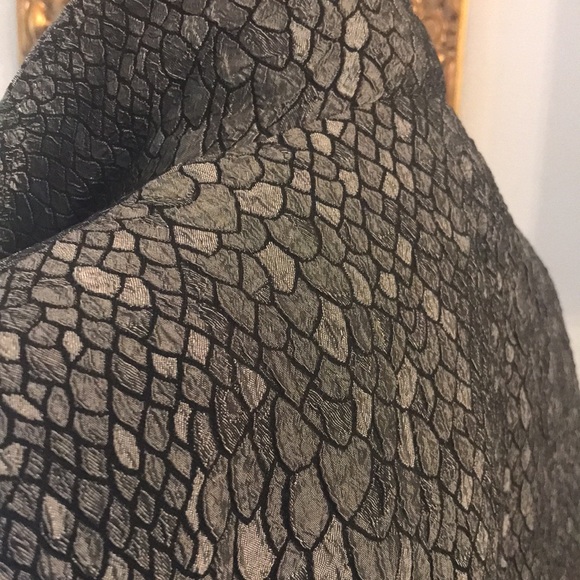 Alfred Dunner Metallic Reptile Jacket - Picture 4 of 7